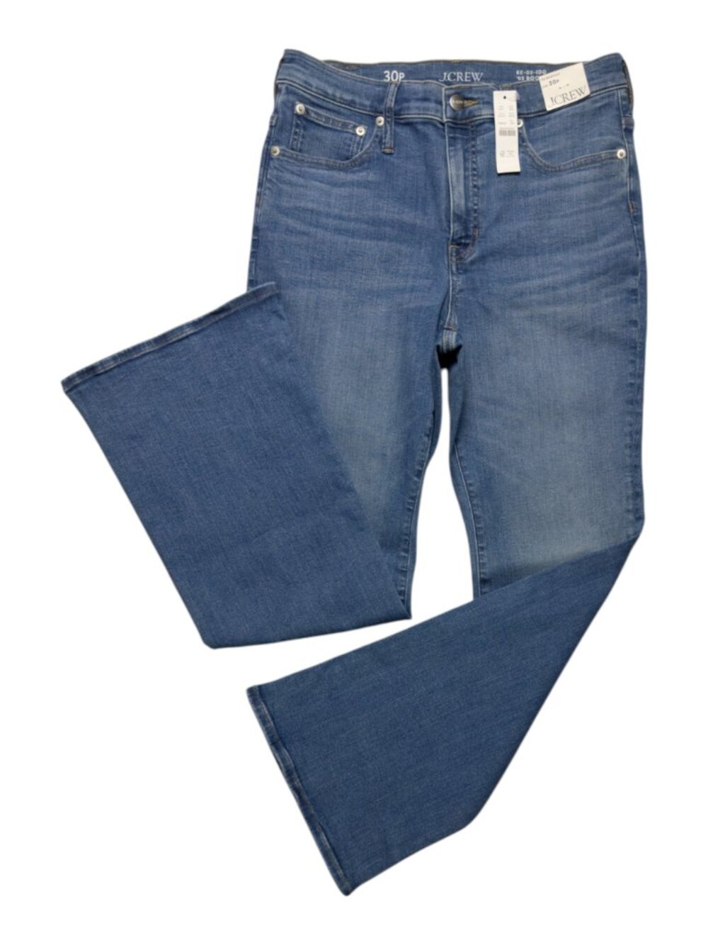 J.Crew 2003 Super-Stretch Denim Bootcut Jeans Women' Size 30P Dark Indigo NWT - Picture 6 of 12